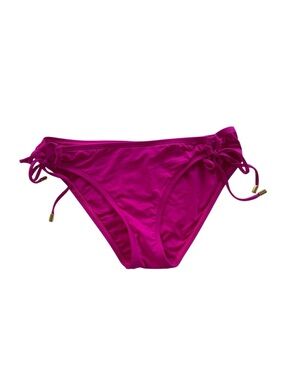 La Blanca Women's Magenta Side-Tie Bikini Bottom Size 4